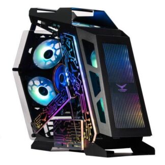 GABINETE GAMING ESPECIAL CON CRISTAL TEMPLADO ITX MICROATX VENTILADORES 2 FRONTALES 1POSTERIOR ARGB USB 3.0 X1 USB 1.1 X1 HD AUDIO X1 NA0641