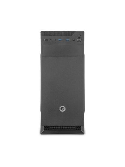 GABINETE GETTTECH GCM-550AC-01 MIDI-TOWER ATX-MICRO-ATX-MINI-ITX USB 3.0-2.0 CON FUENTE 550W 1 VENTILADOR INSTALADO NEGRO - Image 4