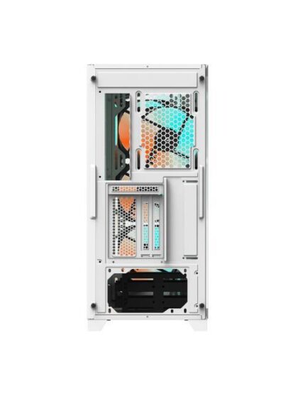 GABINETE GIGABYTE C301 GLASS CON VENTANA MIDI-TOWER ATX-E-ATX-MICRO-ATX-MINI-ITX USB 3.0-USB-C SIN FUENTE 4 VENTILADORES INSTALADOS ARGB BLANCO - Image 5