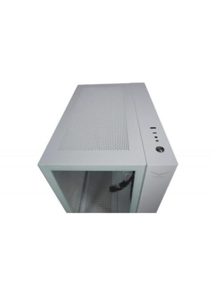 GABINETE NACEB WHITE NOVA CON VENTANA MIDI-TOWER ATX-MICRO-ATX-MINI-ATX USB 3.0 SIN FUENTE 4 VENTILADORES RGB INSTALADOS BLANCO - Image 3
