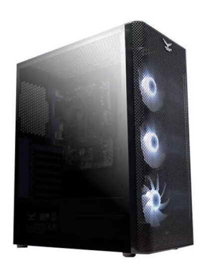GABINETE NACEB ZED CON VENTANA RGB FULL-TOWER ATX USB 3.0 SIN FUENTE 3 VENTILADORES RGB INSTALADOS NEGRO