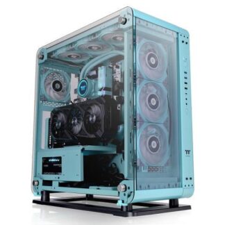 GABINETE THERMALTAKE CORE P6 MIDI-TOWER ATX-CEB-MICRO-ATX-MINI-ITX USB 2.0-3.0 SIN FUENTE SIN VENTILADORES INSTALADOS AZUL