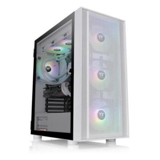 GABINETE THERMALTAKE H570 TG SNOW MID TOWER MIDTORRE GABINETE MINI ITX HASTA EATX COLOR BLANCO
