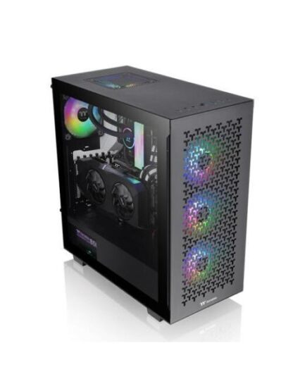 GABINETE THERMALTAKE V350 TG ARGB AIR MIDITOWER GABINETE ATX MICRO ATX Y MINIITX NEGRO - Image 2