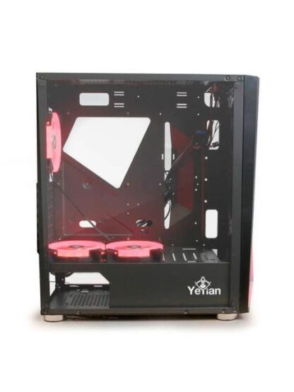 GABINETE YEYIAN ARMAGEDDON 2200 MOD CON VENTANA RGB FULL-TOWER ATX USB 3.0 SIN FUENTE 3 VENTILADORES RGB INSTALADOS NEGRO - Image 2