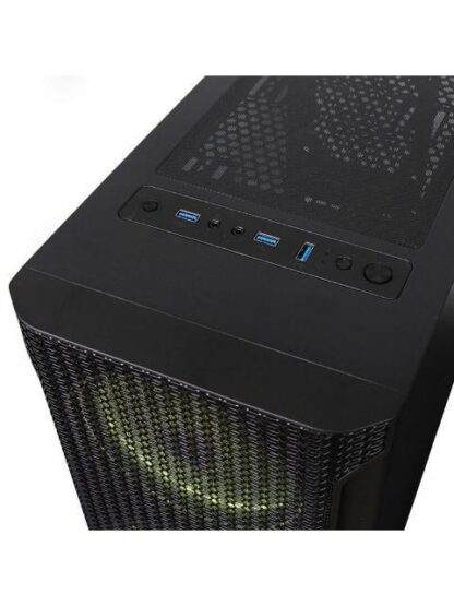 GABINETE YEYIAN HOLLOW 2500 CON VENTANA MIDI TOWER ATX-EATX-ITX-MICRO ATX USB 3.2 SIN FUENTE 3 VENTILADORES ARGB INSTALADOS NEGRO - Image 8