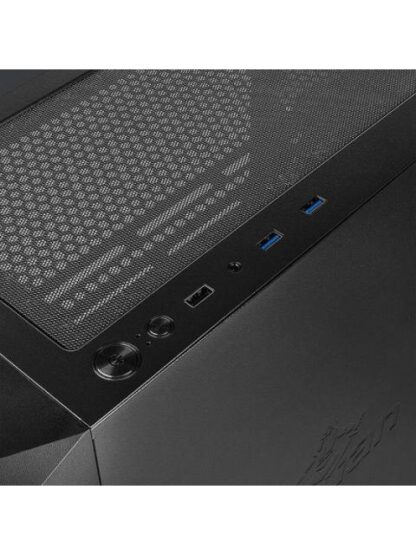 GABINETE YEYIAN LANCER CON VENTANA MIDI-TOWER ATX-MICRO-ATX-MINI-ITX USB 3.0-2.0 SIN FUENTE 4 VENTILADORES ARGB INSTALADOS NEGRO - Image 7