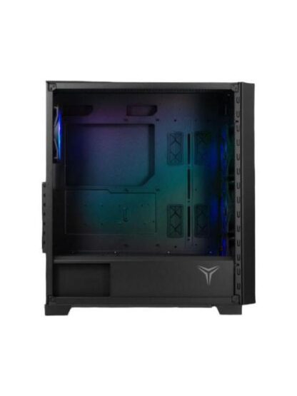 GABINETE YEYIAN PHOENIX CON VENTANA MIDI-TOWER ATX-MICRO-ATX-MINI-ITX USB 3.2 SIN FUENTE 4 VENTILADORES ARGB INSTALADOS NEGRO - Image 2