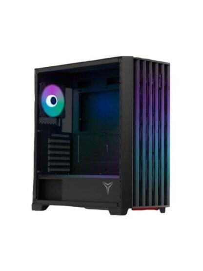 GABINETE YEYIAN PHOENIX CON VENTANA MIDI-TOWER ATX-MICRO-ATX-MINI-ITX USB 3.2 SIN FUENTE 4 VENTILADORES ARGB INSTALADOS NEGRO - Image 4