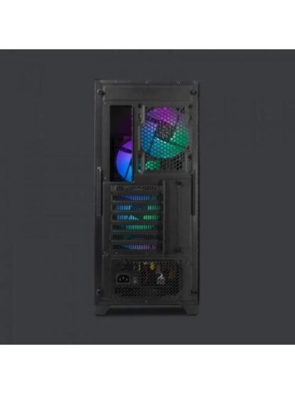 GABINETE YEYIAN PHOENIX CON VENTANA MIDI-TOWER ATX-MICRO-ATX-MINI-ITX USB 3.2 SIN FUENTE 4 VENTILADORES ARGB INSTALADOS NEGRO - Image 7