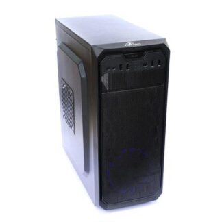GABINETE YEYIAN STAHL 900 MIDI-TOWER ATX-MICRO-ATX USB 2.0 SIN FUENTE 1 VENTILADOR LED INSTALADO NEGRO