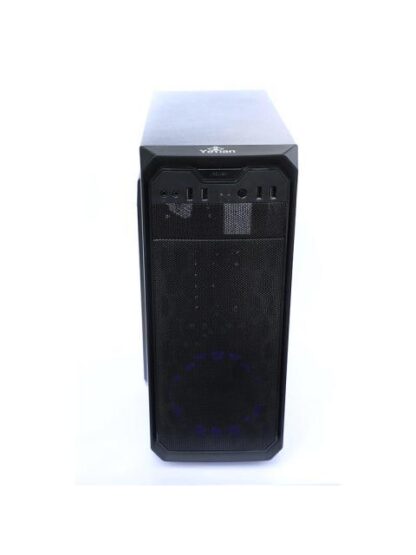 GABINETE YEYIAN STAHL 900 MIDI-TOWER ATX-MICRO-ATX USB 2.0 SIN FUENTE 1 VENTILADOR LED INSTALADO NEGRO - Image 4