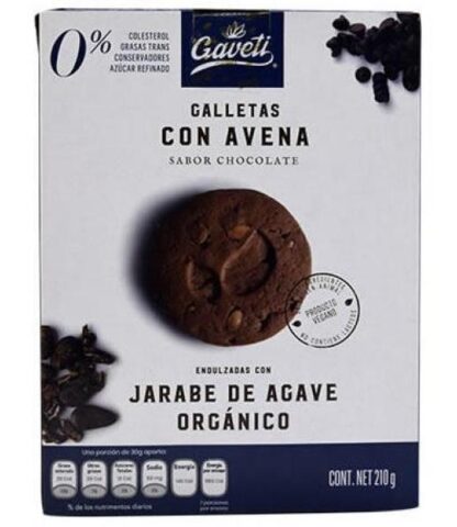 GALLETA CON AVENA SAB CHOCOLATE 210 G GAVETI