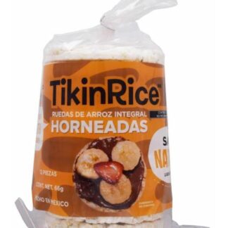 GALLETA DE ARROZ INTEGRAL 66 G TIKINRICE