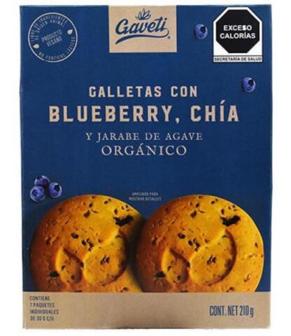GALLETA DE BLUEBERRY CHIA 210 G GAVETI
