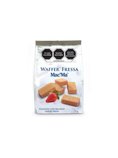 GALLETA MAC MA WAFER FRESA 70 GR