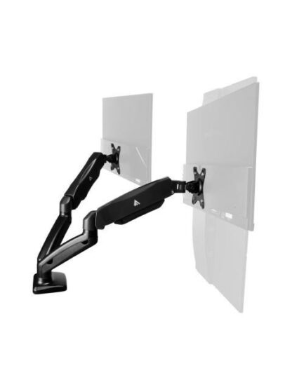 GAME FACTOR SOPORTE DE ESCRITORIO PARA 2 MONITORES 27 HASTA 6.5KG NEGRO - Image 6