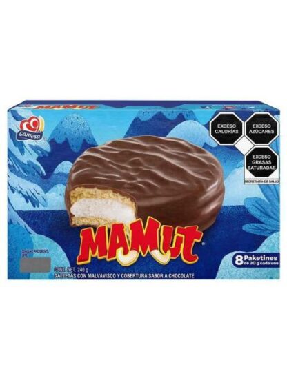 GAMESA GALLETAS MAMUT CON 8 PZ DE 30 GR