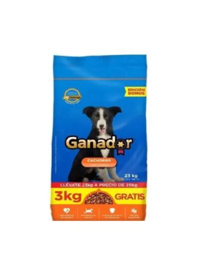 GANADOR ALIM PERRO CACHORRO 23 KG