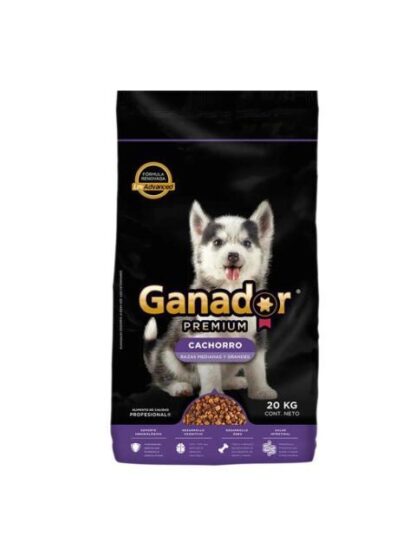 GANADOR PREMIUM ALIM PERRO CACHORRO 20 KG