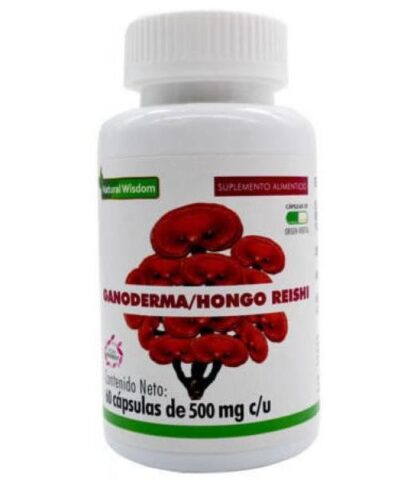GANODERMA HONGO REISHI 60 CAP NATURAL WISDOM