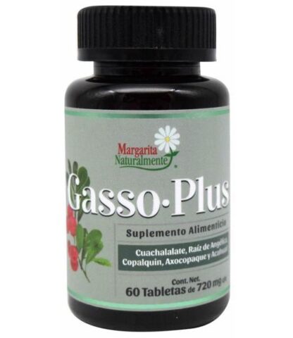 GASSO PLUS 60 TAB MARGARITA NATURAL