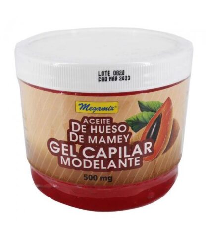 GEL ACEITE HUESO DE MAMEY 500 GR CAPILAR MODELANTE MEGAMIX