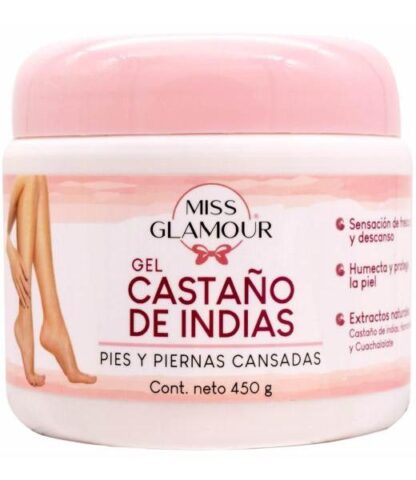 GEL CASTAÑO INDIAS 450 G MISS GLAMOUR