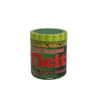 GEL CORPORAL TICITL GEL BALSAMICO 125 GRS ASMA BRONQUITIS CIATICA GRUPO OMEGA 2000