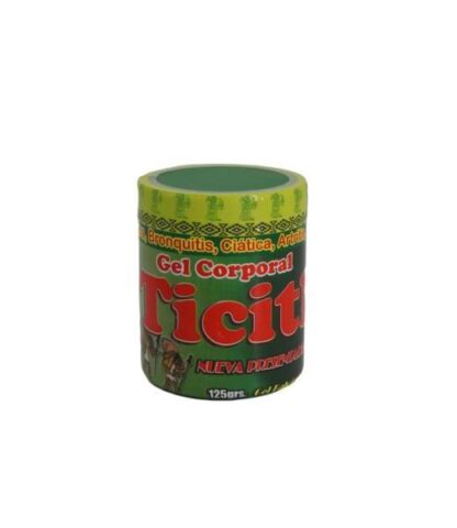 GEL CORPORAL TICITL GEL BALSAMICO 125 GRS ASMA BRONQUITIS CIATICA GRUPO OMEGA 2000