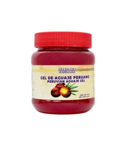 GEL DE AGUAJE PERUANO 240 GR ROJO MIEL SALUD Y VIDA