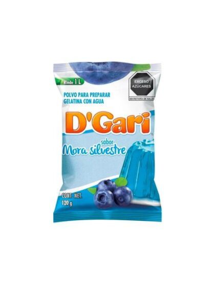 GELATINA DGARI MORA SILVESTRE 120 GR