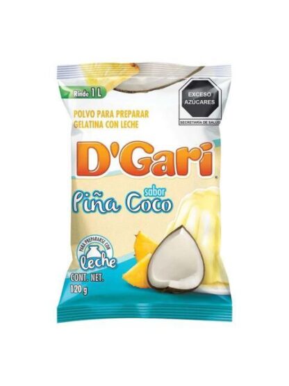 GELATINA DGARI PIÑA COCO 120 GR