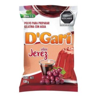 GELATINA DGARI SABOR JEREZ 120 GR