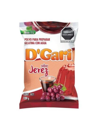 GELATINA DGARI SABOR JEREZ 120 GR