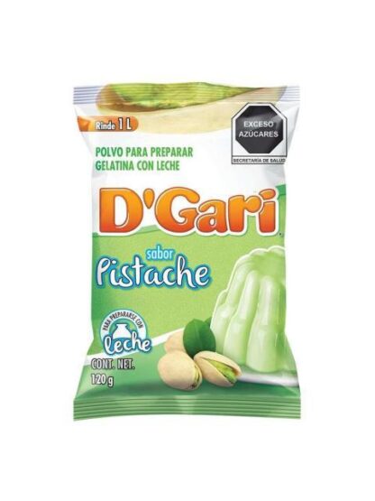 GELATINA DGARI SABOR LECHE PISTACHE 120 GR
