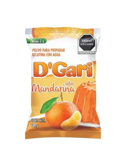 GELATINA DGARI SABOR MANDARINA 120 GR
