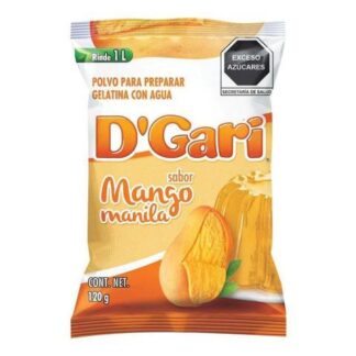 GELATINA DGARI SABOR MANGO 120 GR