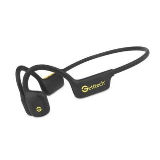 GETTTECH AUDIFONOS INTRAURICULARES DEPORTIVOS CON MICROFONO GUE-MSSBT-01-YW INALAMBRICO BLUETOOTH NEGRO