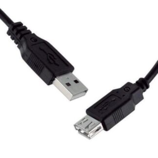 GETTTECH CABLE USB A MACHO - USB C HEMBRA 1.5 METROS NEGRO