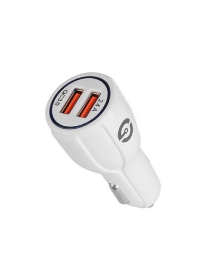 GETTTECH CARGADOR DE COCHE JUNO CON 2 PUERTOS USB SALIDA DE 12V A 24V COMPACTO MOD. GCC2U2201 - Image 2