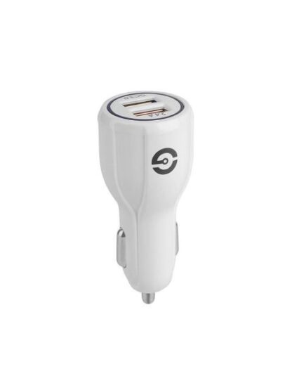 GETTTECH CARGADOR DE COCHE JUNO CON 2 PUERTOS USB SALIDA DE 12V A 24V COMPACTO MOD. GCC2U2201 - Image 3