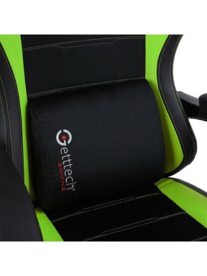 GETTTECH SILLA GAMER GAR-GAOPY-G2-GR HASTA 120KG NEGRO-VERDE - Image 4