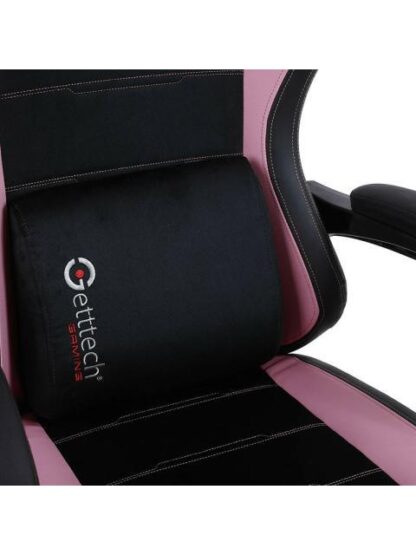 GETTTECH SILLA GAMER GAR-GAOPY-G2-PK HASTA 120KG ROSA-NEGRO - Image 4