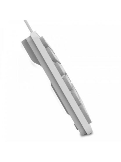 GETTTECH TECLADO RETROILUMINADO IGNITE BLANCO 105 TECLAS CONEXION USB ABS FRENTE Y GALVANIZADO ATRAS MOD. GTI20201B - Image 6