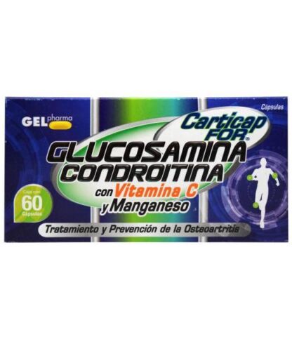 GLUCOSAMINA CON CONDROITINA 60 CAP CARTICAP FOR
