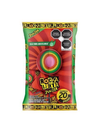 GOLOSINA SONRICS ROCALETA JR 20 PIEZAS