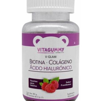 GOMITAS BIOTINA COLAGENO ACIDO HIALURONICO 90 GOMITAS VITAGUMMY
