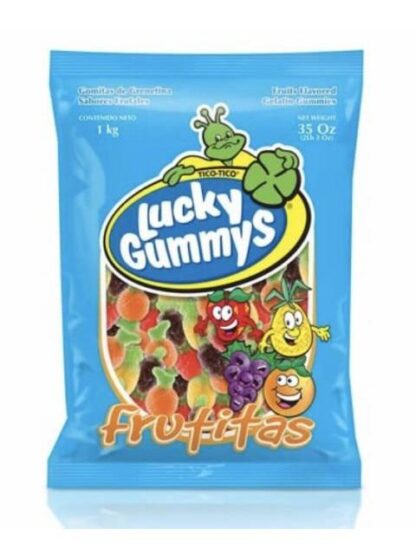 GOMITAS LUCKY GUMMY DE FRUTITAS BOLSA 1 KILO
