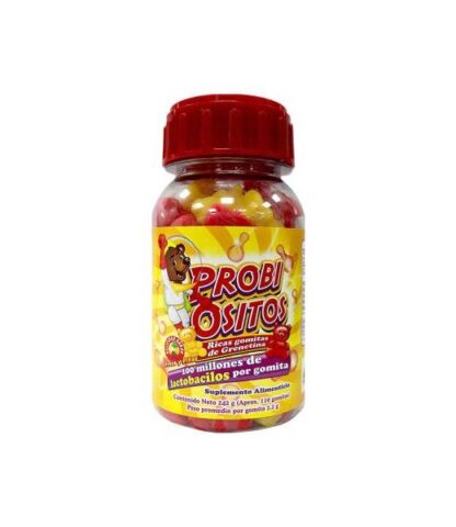 GOMITAS PROBIOSITOS C 110 (242GR) 100 MILLONES DE LACTOBACILOS PO LAB. NATUTECH